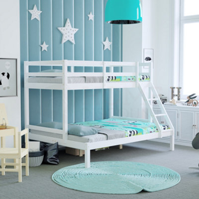 Vida Designs Sydney White Triple Sleeper Bunk Bed at B&Q