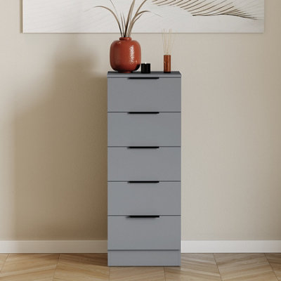 grey shirt dress zara Benzara Max 36 Inch 3 Drawer Small Dresser Chest, Brass Metal Frame, Slate  Gray - BM283860 main image 0