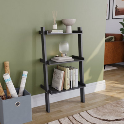 Black 3 tier deals bookshelf