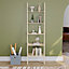 Vida Designs York Pine 5 Tier Ladder Bookcase Freestanding Open Shelf (H)1890mm (W)560mm (D)325mm