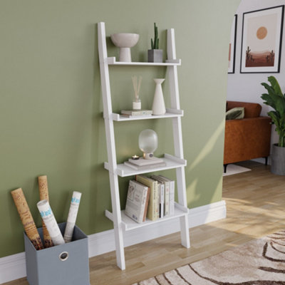 4 tier 2024 shelf white