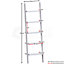 Vida Designs York White 5 Tier Ladder Bookcase Freestanding Open Shelf (H)1890mm (W)560mm (D)325mm