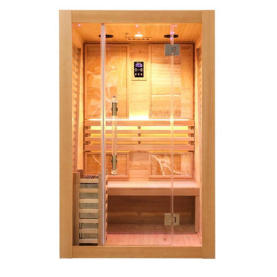 Vidalux 2 Person Elegant Traditional Sauna With Bluetooth