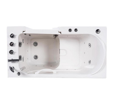 Vidalux Ashford 1200 Whirlpool & Airspa Easy Access Walk-In Bath