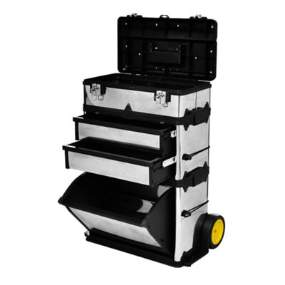 Vidaxl 3-part Rolling Tool Box Replaces 140174 Tool Boxes