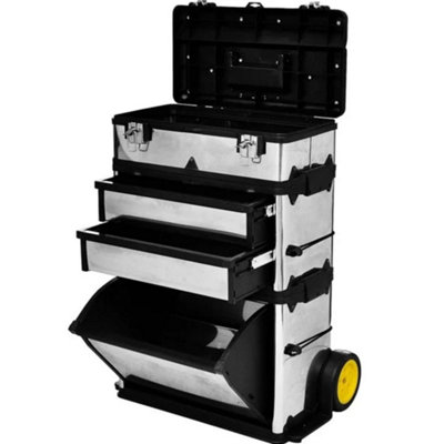 Vidaxl 3-part Rolling Tool Box Replaces 140174 Tool Boxes