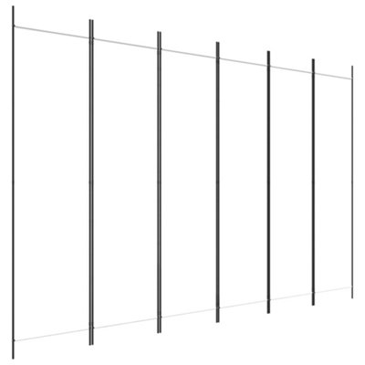 vidaXL 6-Panel Room Divider White 300x200 cm Fabric
