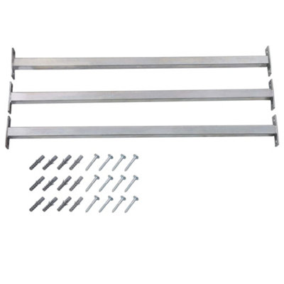 Vidaxl Adjustable Security Window Bars 3 Pcs 710-1200 Mm Window Bars
