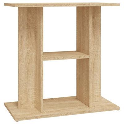 Aquariumstandaard 100x40x60 cm spaanplaat zwart eikenkleurig