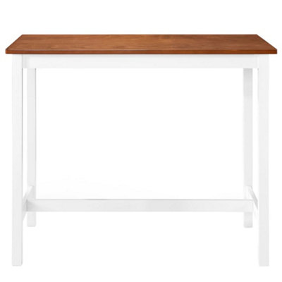 Vidaxl Bar Table Solid Wood 108x60x91 Cm