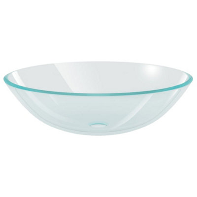 Vidaxl Basin Tempered Glass 42 Cm Transparent
