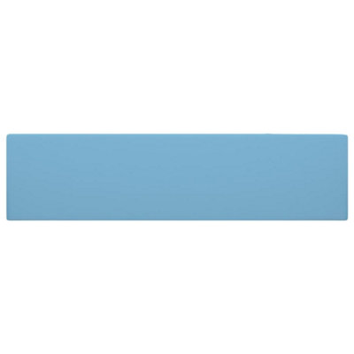 Vidaxl Bathroom Sink With Overflow Ceramic Light Blue