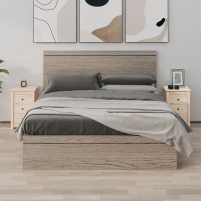 vidaXL Bedside Cabinets 2 pcs 40x35x61.5 cm Solid Wood Pine