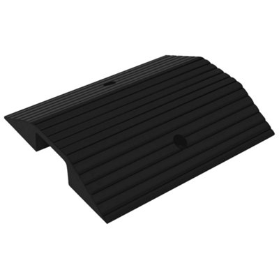 vidaXL Bridge Threshold Ramp 49x40x8 cm Rubber