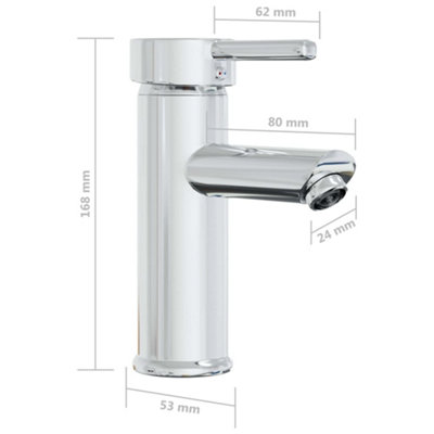 Vidaxl Built-in Basin With Faucet 61x39x18 Cm Ceramic White