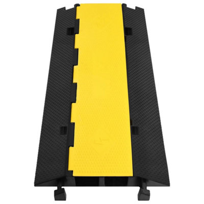 Vidaxl Cable Protector Ramp With 2 Channels 100 Cm Rubber Cable ...
