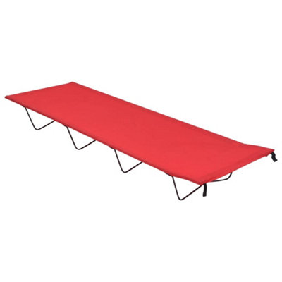 Vidaxl Camping Beds 2 Pcs 180x60x19 Cm Oxford Fabric And Steel Red Camping Beds