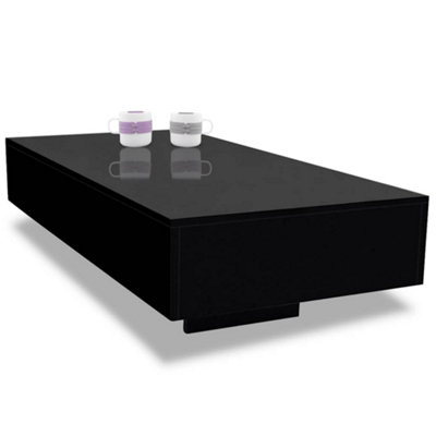 Vidaxl Coffee Table High Gloss Black Coffee Tables