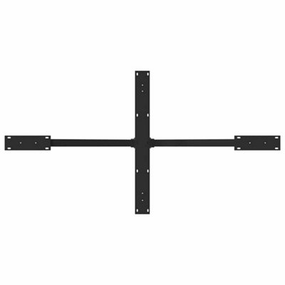Vidaxl Dining Table Leg Spider Shape Black 150x78x(72-73) Cm Steel Dining Table Legs