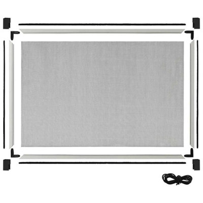 Vidaxl Extendable Insect Screen For Windows White