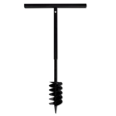 vidaXL Ground Drill with Handle 120 mm with Extension Tube 5 m Steel