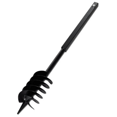 vidaXL Ground Drill with Handle 150 mm with Extension Tube 5 m Steel