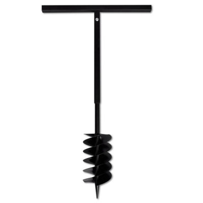 vidaXL Ground Drill with Handle 150 mm with Extension Tube 5 m Steel