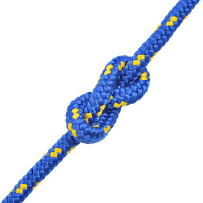 Vidaxl Marine Rope Polypropylene 8 Mm 100 M Blue Ropes