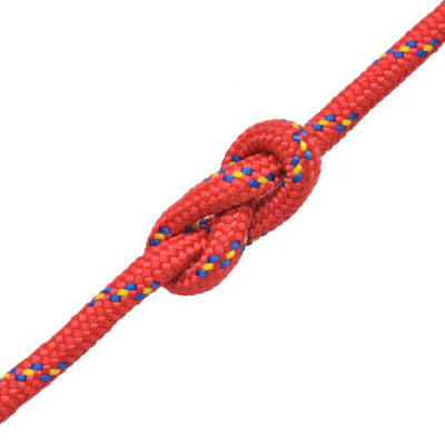 Vidaxl Marine Rope Polypropylene 8 Mm 100 M Red Ropes