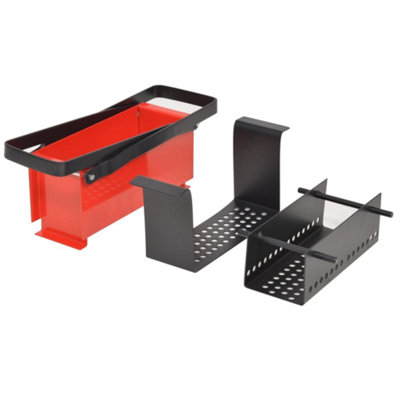 Vidaxl Paper Log Briquette Maker Steel 34x14x14 Cm Black And Red Paper ...