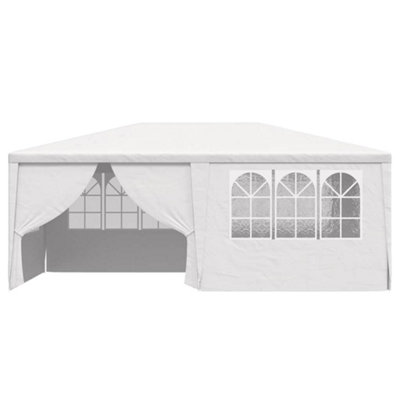 Vidaxl Professional Party Tent With Side Walls 4x6 M White 90 G/m²