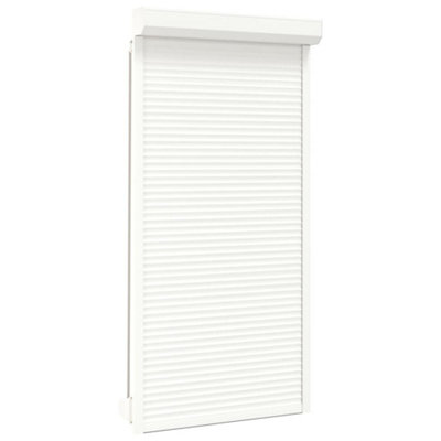 VIDAXL ROLLER SHUTTER ALUMINIUM 110X220 CM WHITE