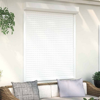 Vidaxl Roller Shutter Aluminium 120x150 Cm White Roller Shutters
