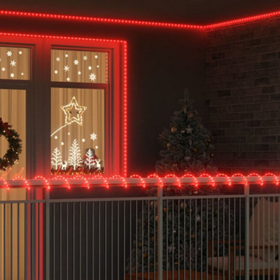 Vidaxl Rope Light With 2400 Leds Red 100 M Pvc