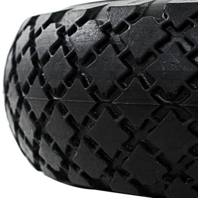Vidaxl Sack Truck Wheels 2 Pcs Solid Pu 3.00-4 (260x85) Sack Truck Wheels
