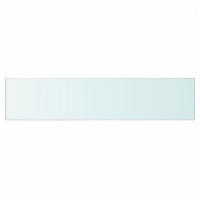 vidaXL Shelf Panel Glass Clear 60x12 cm