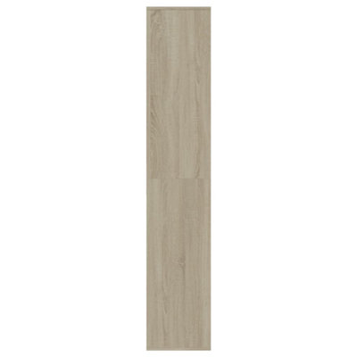 Vidaxl Shoe Cabinet Sonoma Oak 54x34x183 Cm Engineered Wood Shoe Cabinets