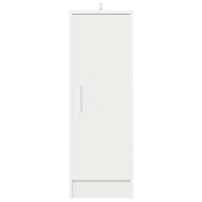 Vidaxl Shoe Cabinet White 32x35x92 Cm Engineered Wood