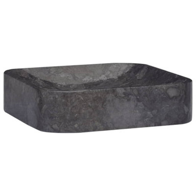 Vidaxl Sink Black 40x40x10 Cm Marble Sinks