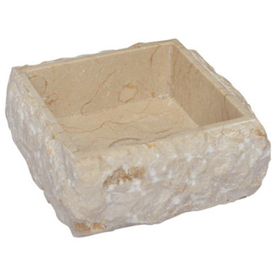 Vidaxl Sink Cream 30x30x13 Cm Marble