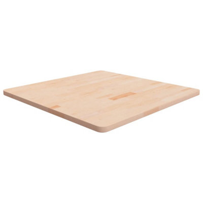 Vidaxl Square Table Top 80x80x2.5 Cm Untreated Solid Wood Oak Table Tops