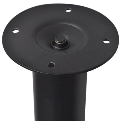 Vidaxl Telescopic Table Legs 4 Pcs Black 710 Mm-1100 Mm Table Legs