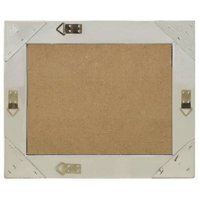 vidaXL Wall Mirror Baroque Style 50x40 cm Silver