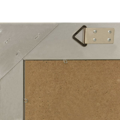 vidaXL Wall Mirror Baroque Style 50x40 cm Silver