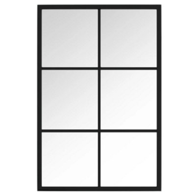 Spiegel metaal 96x2x96 cm zwart kopen? - tuincentrum