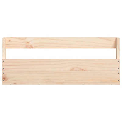 Vidaxl Wall-mounted Shoe Racks 2 Pcs 59x9x23 Cm Solid Wood Pine Wall-mounted Shoe Racks