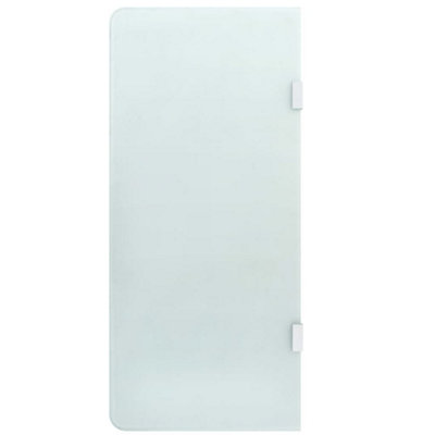vidaXL Wall-mounted Urinal Privacy Screen 90x40 cm Tempered Glass
