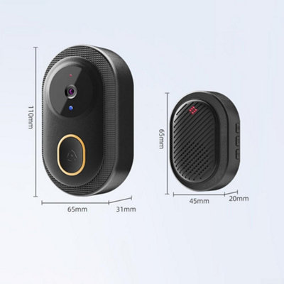 Video Doorbell Wireless for Tuya2.4G WiFi HD Camera IP65 Anti Seepage ...