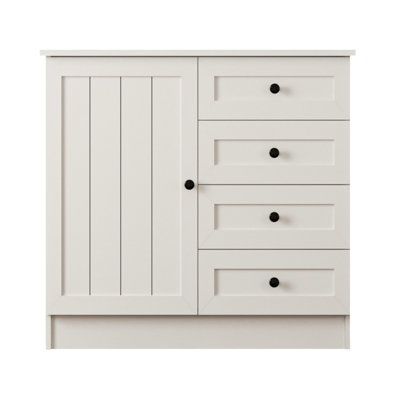 VIENNA 1 Door 4 Drawer Sideboard Cabinet