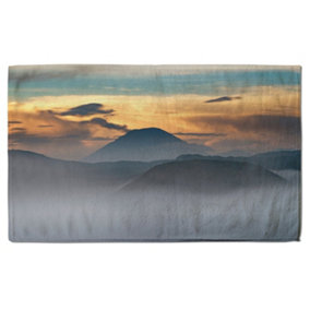 View of mount Bromo in morning time (Bath Towel) (Bath Towel) / Default Title